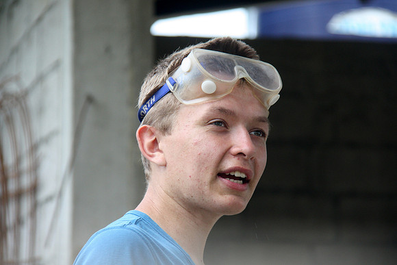 Sjoerd in actie