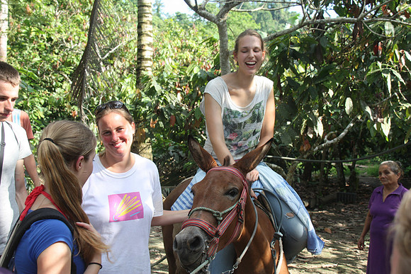 Rianna te paard