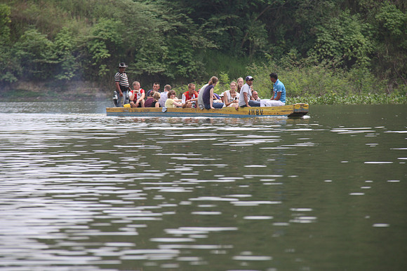 Mooie tocht in longboats