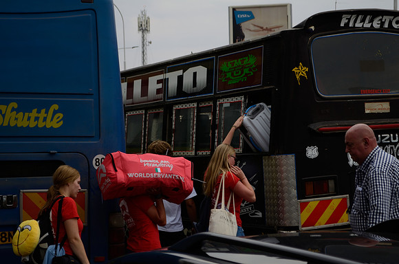 Bus inladen