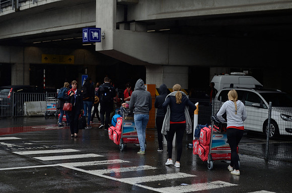 Aankomst op Brussel Zaventem