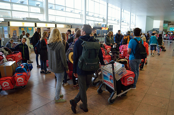 Aankomst op Brussel Zaventem