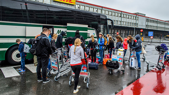 Aankomst op Brussel Zaventem