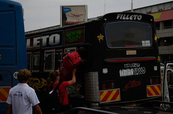 Bus inladen